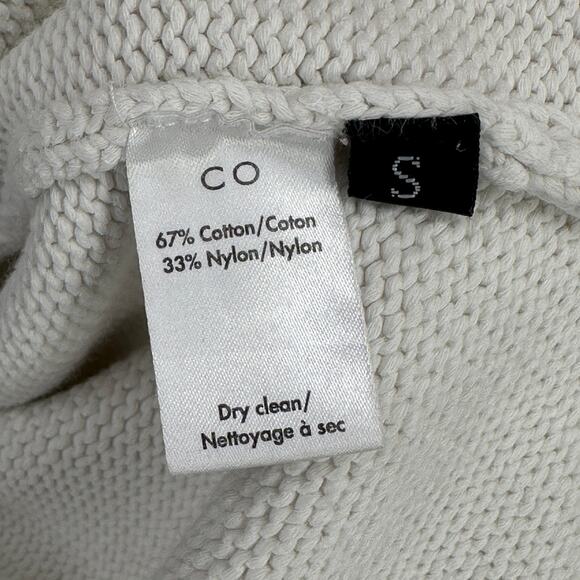 CO Long Sleeveless Knit Sweater Side Slits Womens Size Small 2020 - Picture 6 of 7